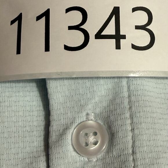 Barbell Apparel Motive Dress Shirt Mens M Light Blue Performance Stretch - Picture 11 of 11